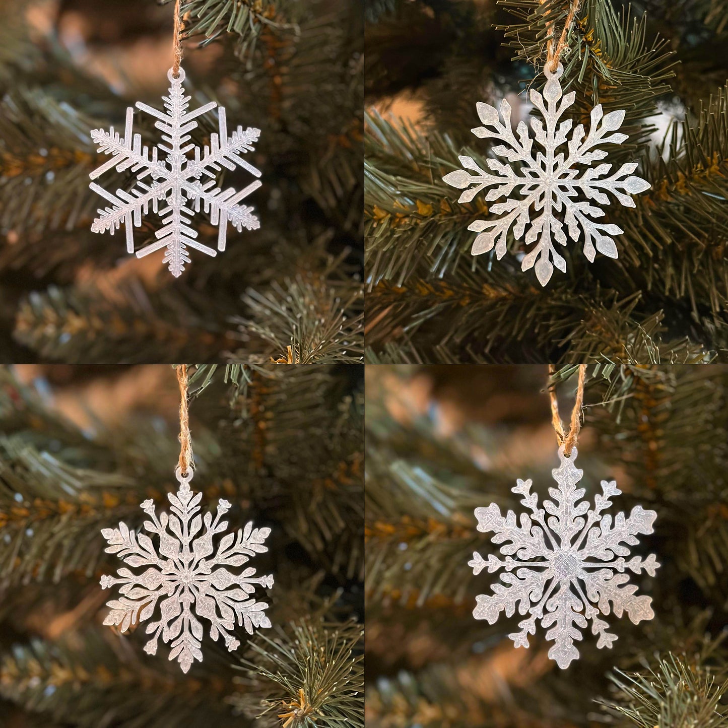 Комплект снежинки украшения за елха