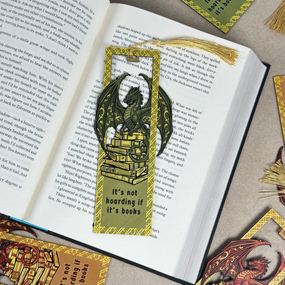 Книгоразделител “It’s not hoarding if it’s books”