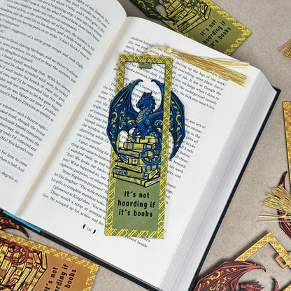 Книгоразделител “It’s not hoarding if it’s books”