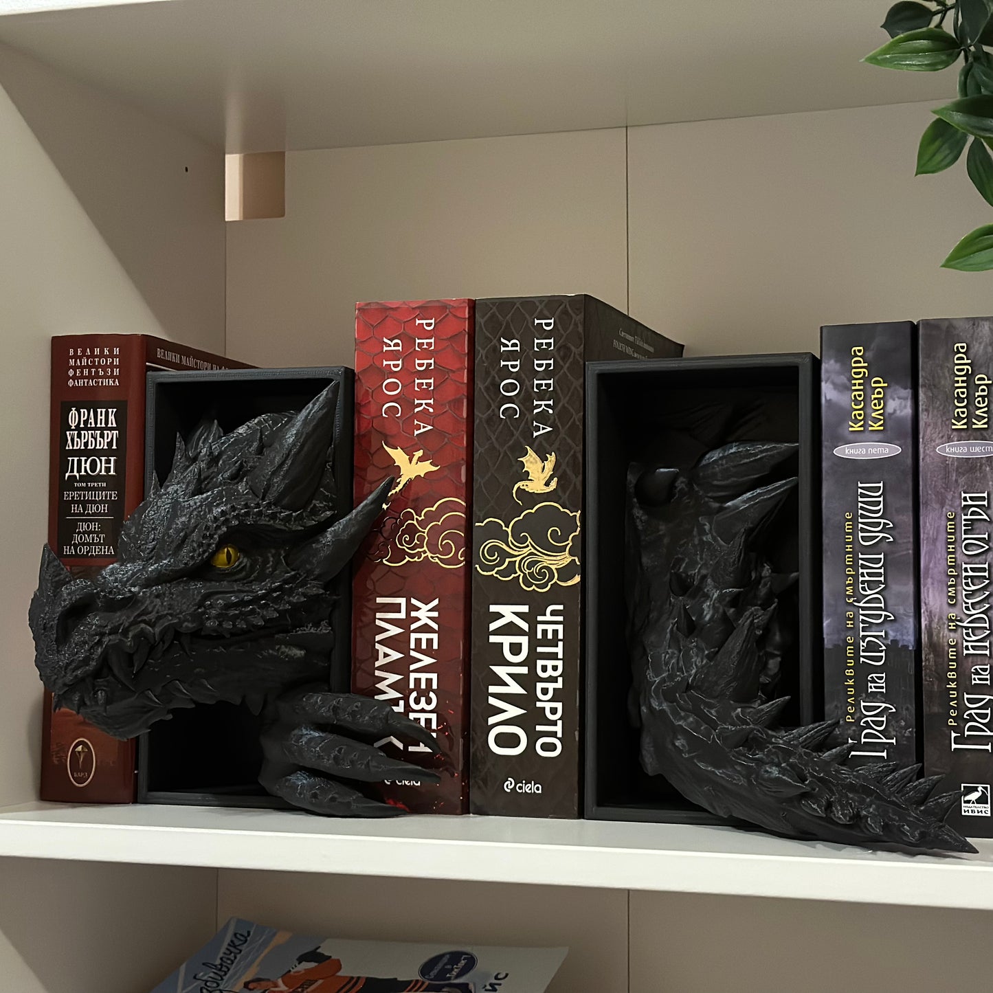 Дракон и опашка книгоразделител