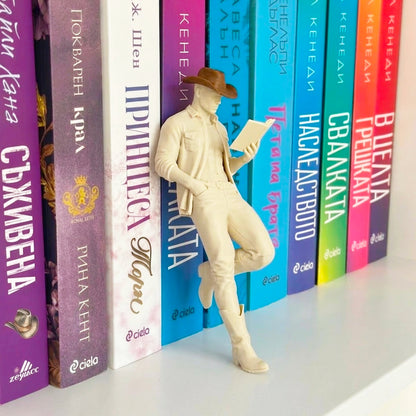 Шелфи каубой четящ книга