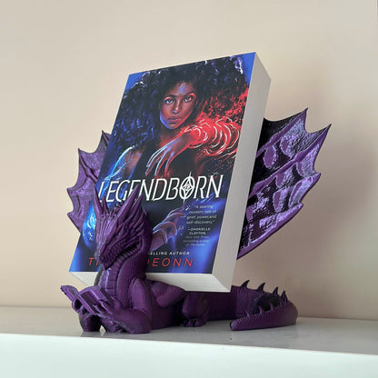 Дракон стойка за книга